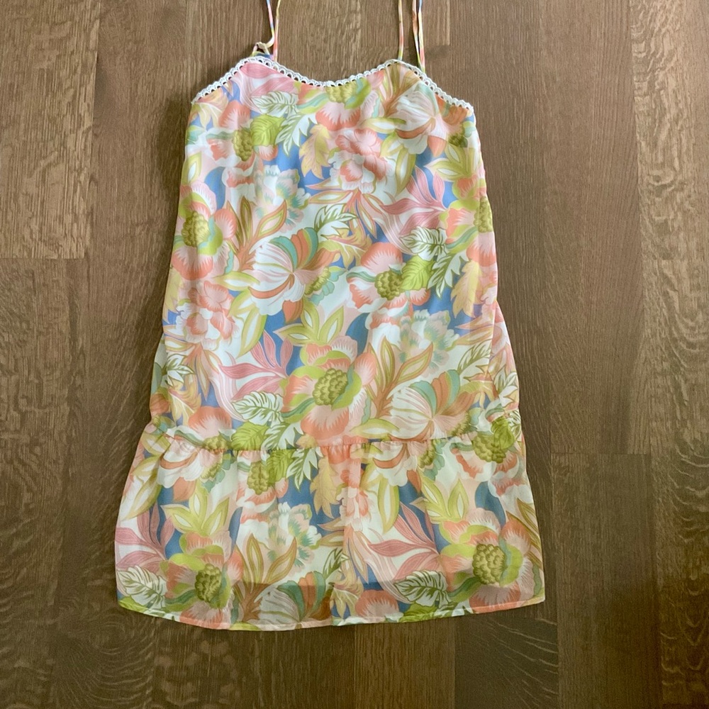 Floral Spaghetti Strap Dress by Aqua